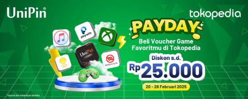 Rayakan Gajian Bareng Tokopedia, Nikmati Diskon hingga Rp 25.000!