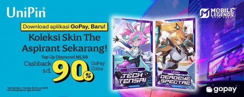 Miliki Skin Kolaborasi MLBB dan The Aspirant! – Ekstra Cashback 90% dengan Top Up Diamond MLBB Pakai GoPay!