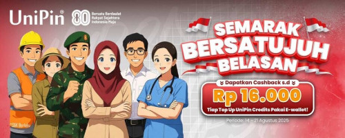 Semarak Bertujuh Belasan bareng UniPin!