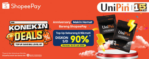 🎁 Konekin Deals Birthday Hadir! Top Up Game Favoritmu Makin Hemat!