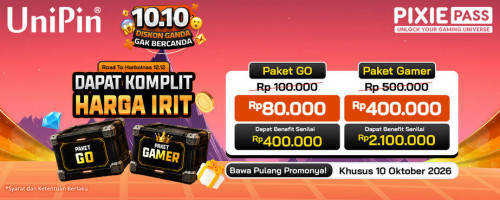 Semarak Oktober! Nikmati Harga Spesial PixiePass, Sambut Keseruan 12.12!
